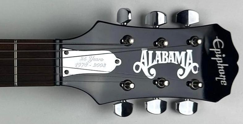 Alabama Group Signed "American Farewell Tour" Custom Graphics Les Paul-Style Guitar (4 Sigs) - 5
