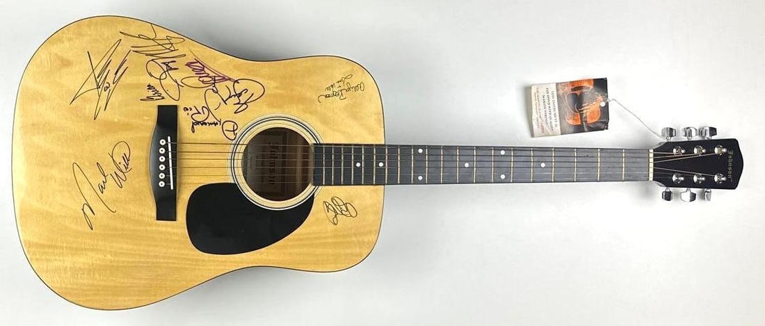 Diamond Rio Group Signed Acoustic Guitar (Third Party Guaranteed) - 3