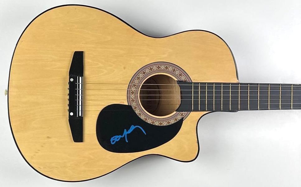 Willie Nelson Signed Crescent Brand Acoustic Guitar (Third Party Guaranteed) (1 of 4)