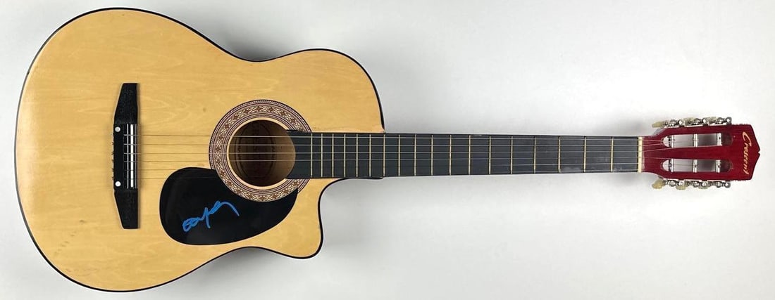 Willie Nelson Signed Crescent Brand Acoustic Guitar (Third Party Guaranteed) - 2
