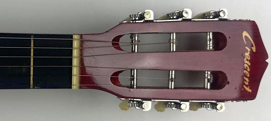 Willie Nelson Signed Crescent Brand Acoustic Guitar (Third Party Guaranteed) - 3