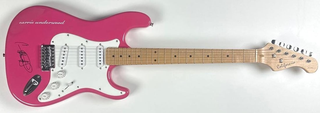 Carrie Underwood Signed Stratocaster-Style Guitar (Third Party Guaranteed) - 2