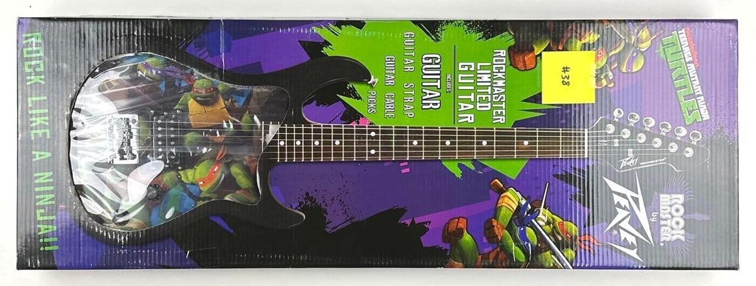 Teenage Mutant Ninja Turtles Custom Graphics Peavey Rockmaster Guitar - 4