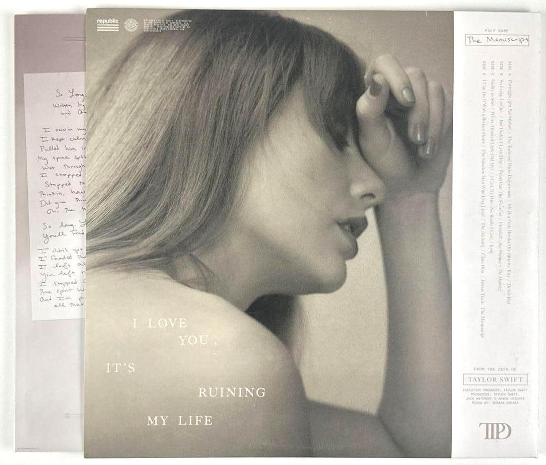 Taylor Swift Signed "The Tortured Poets Department" Album (Third Party Guaranteed) - 4