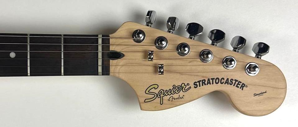 3 Doors Down Group Signed Fender Squier Stratocaster Guitar (5 Sigs) - 3