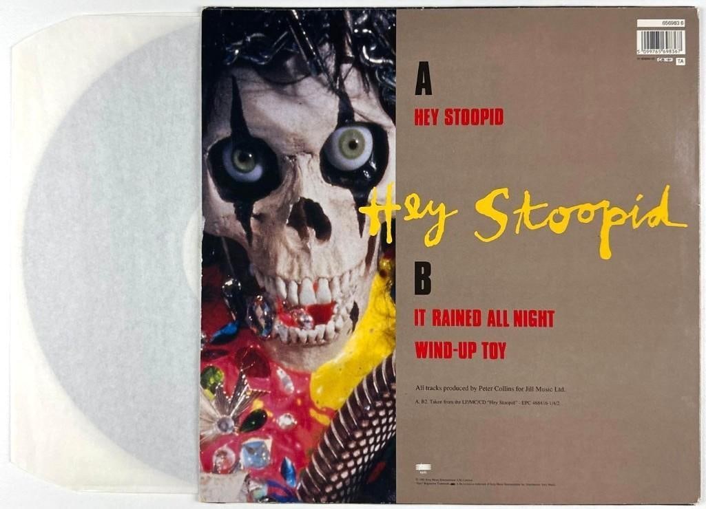 Alice Cooper Signed "Hey Stoopid" Album Single (Third Party Guaranteed) - 2