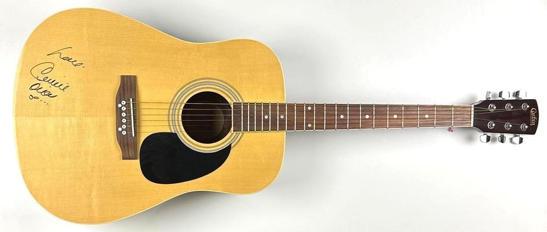 Celine Dion Signed Acoustic Guitar (JSA Authentication) - 2