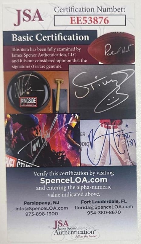 Autograph Group Signed Pickguard (4 Sigs) (JSA Authentication) - 2