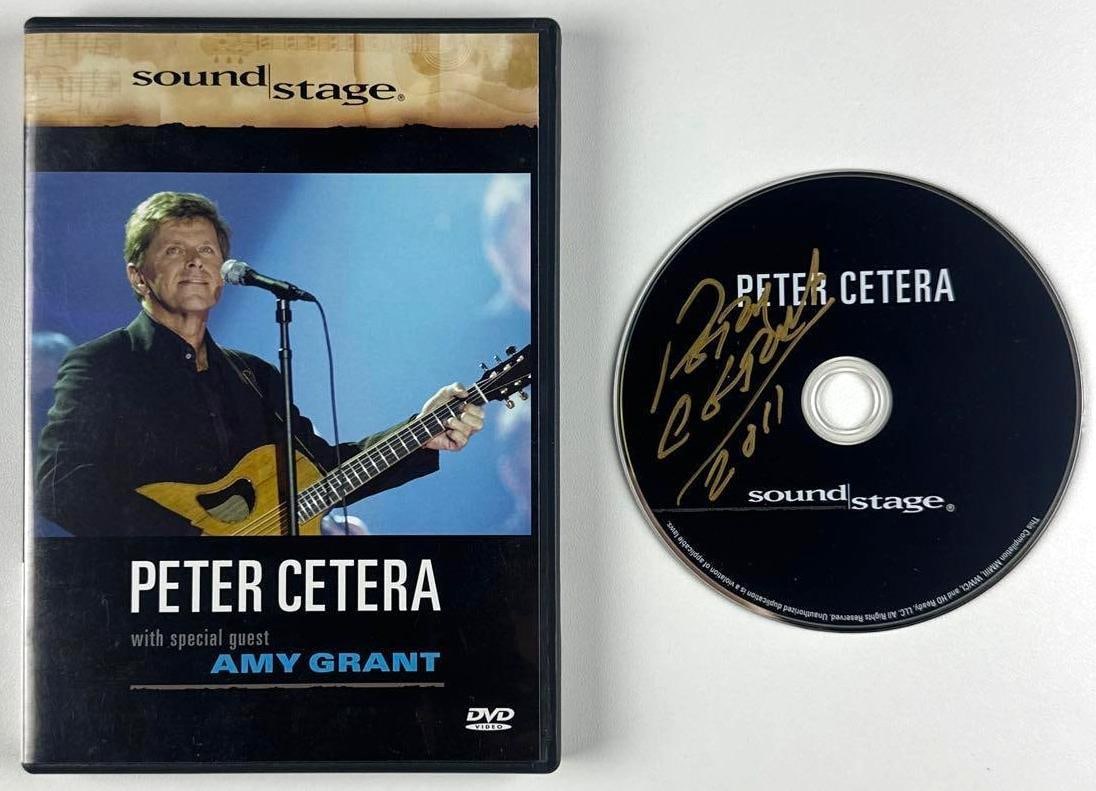 Chicago: Peter Cetera Signed Lot of (3) w/ Two CDs & "Soundstage" DVD (Third Party Guaranteed) - 3