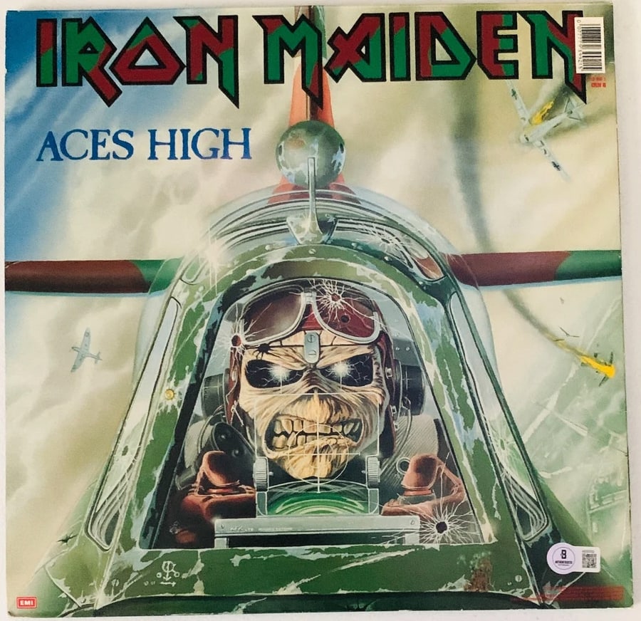 Iron Maiden Fully Group Signed "2 Minutes to Midnight" Album (6 Sigs) (Beckett Authentication) - 2