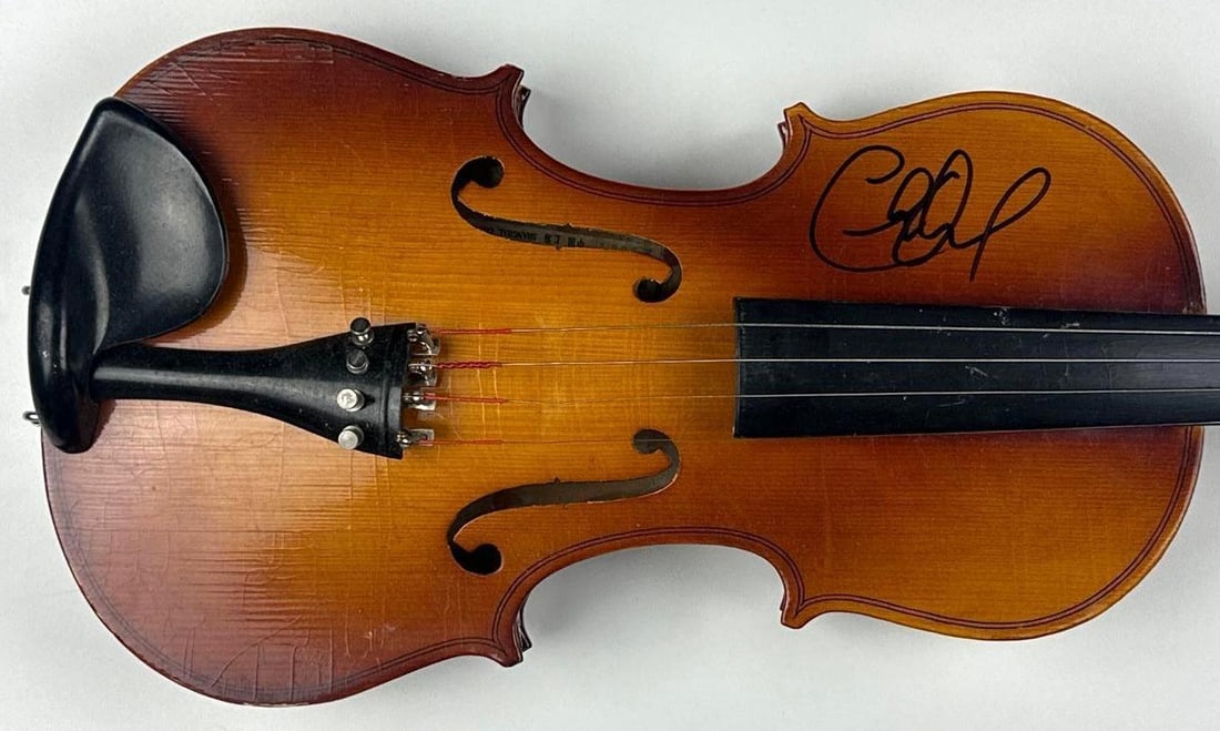 Charlie Daniels Signed Wooden Fiddle (PSA/DNA Authentication) - 2