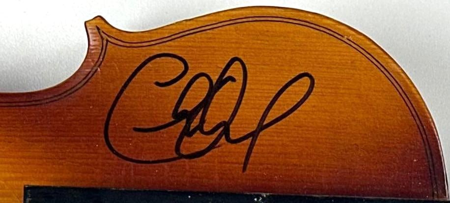 Charlie Daniels Signed Wooden Fiddle (PSA/DNA Authentication) - 3
