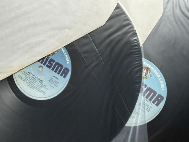 Genesis: Peter Gabriel Signed "Peter Gabriel Plays Live" Double LP Album (Third Party) - 3