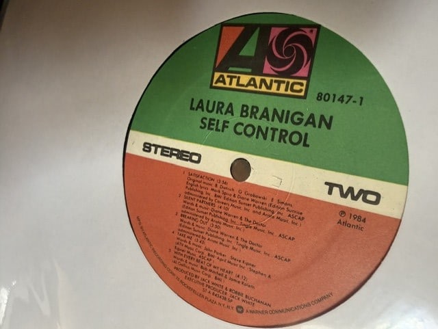 Laura Branigan Signed "Self Control" LP Album (Epperson LOA) - 3