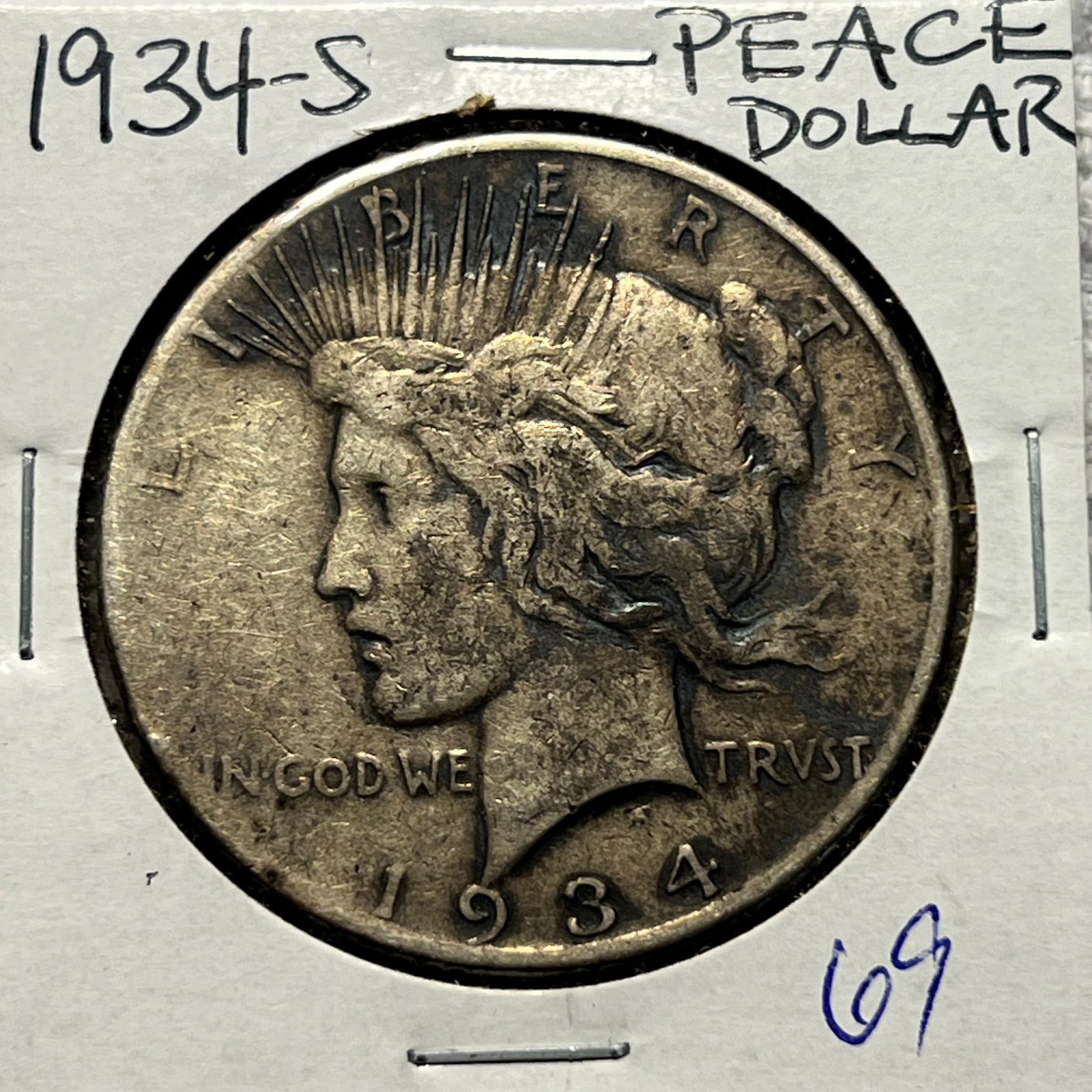 1934-S Peace Silver Dollar (1 of 3)