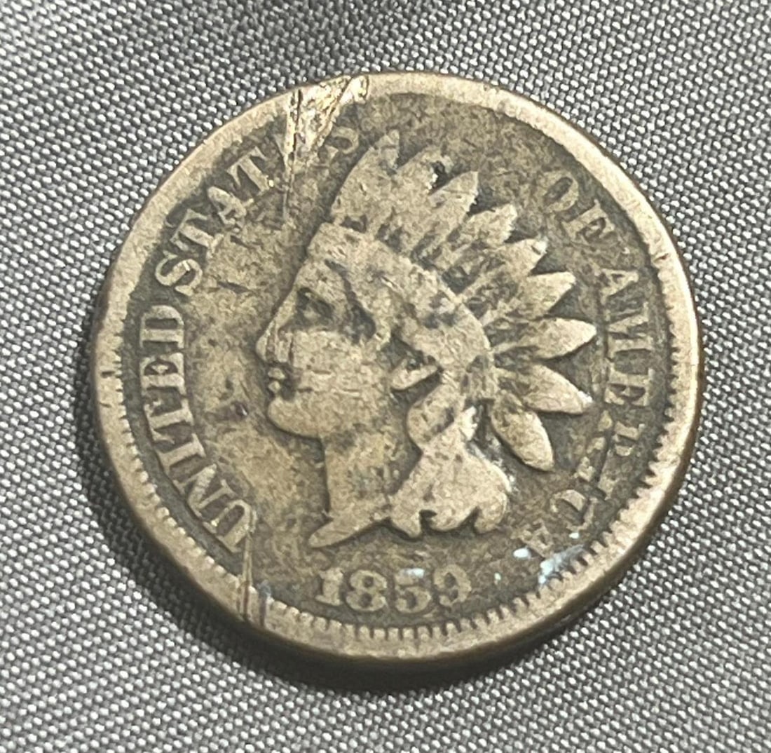 1859 Indianhead Cent, First Year (1 of 5)