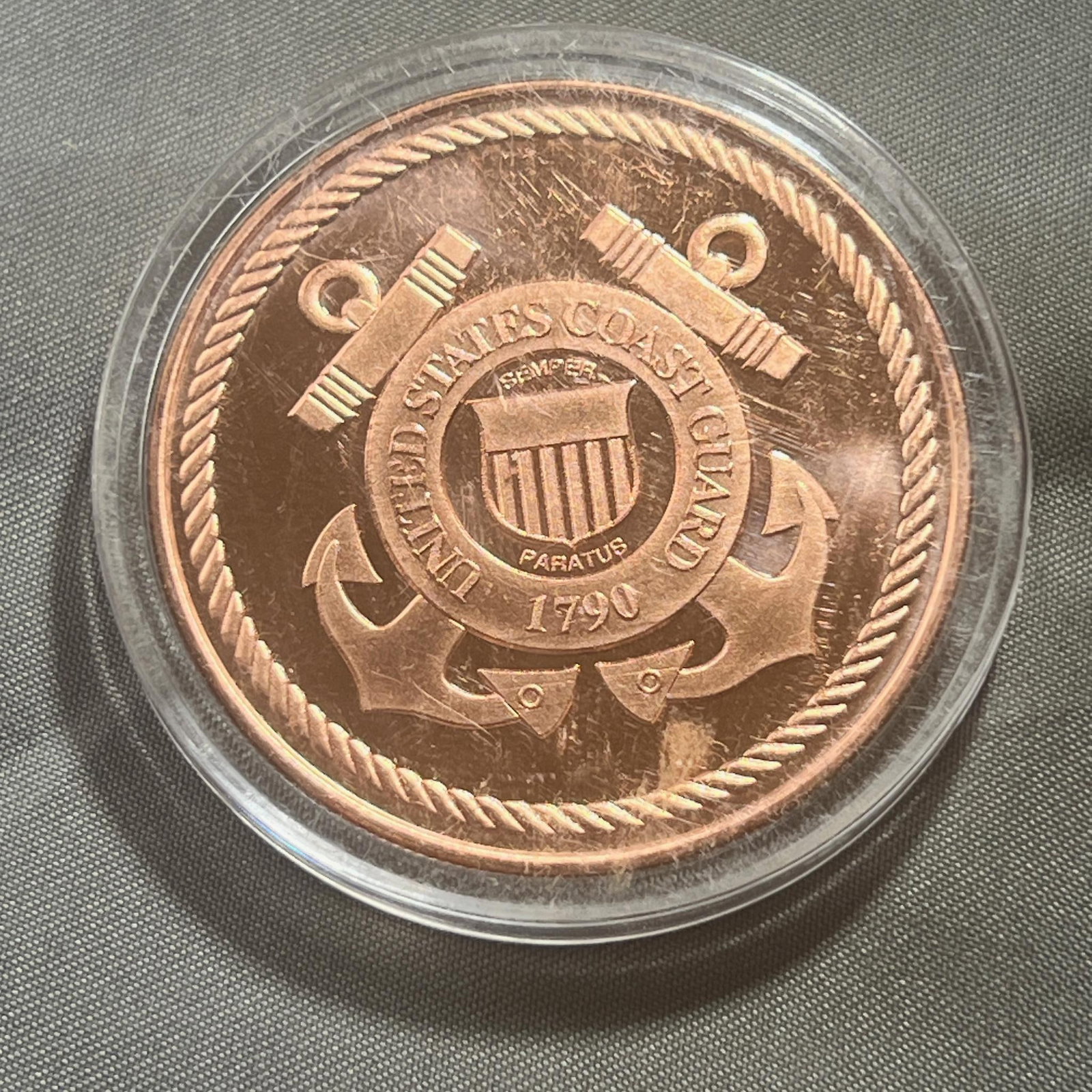 One Ounce .999 Copper Round (1 of 3)