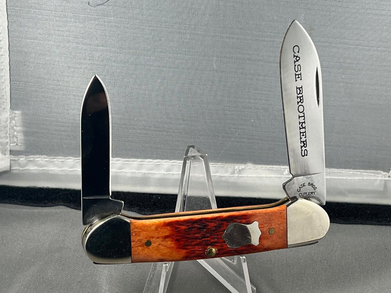 Case XX 2 Blade Canoe Pocket Knife, 62131 SS Case Bros Stamp (1 of 12)