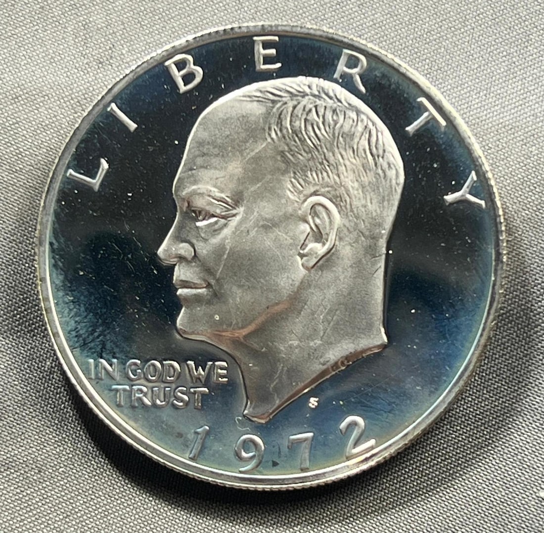 1972-S 40% Silver Proof Eisenhower Dollar (1 of 2)