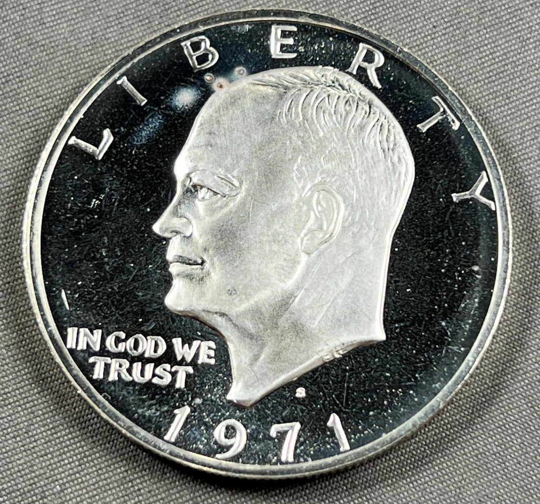 1971-S 40% Silver Proof Eisenhower Dollar (1 of 2)