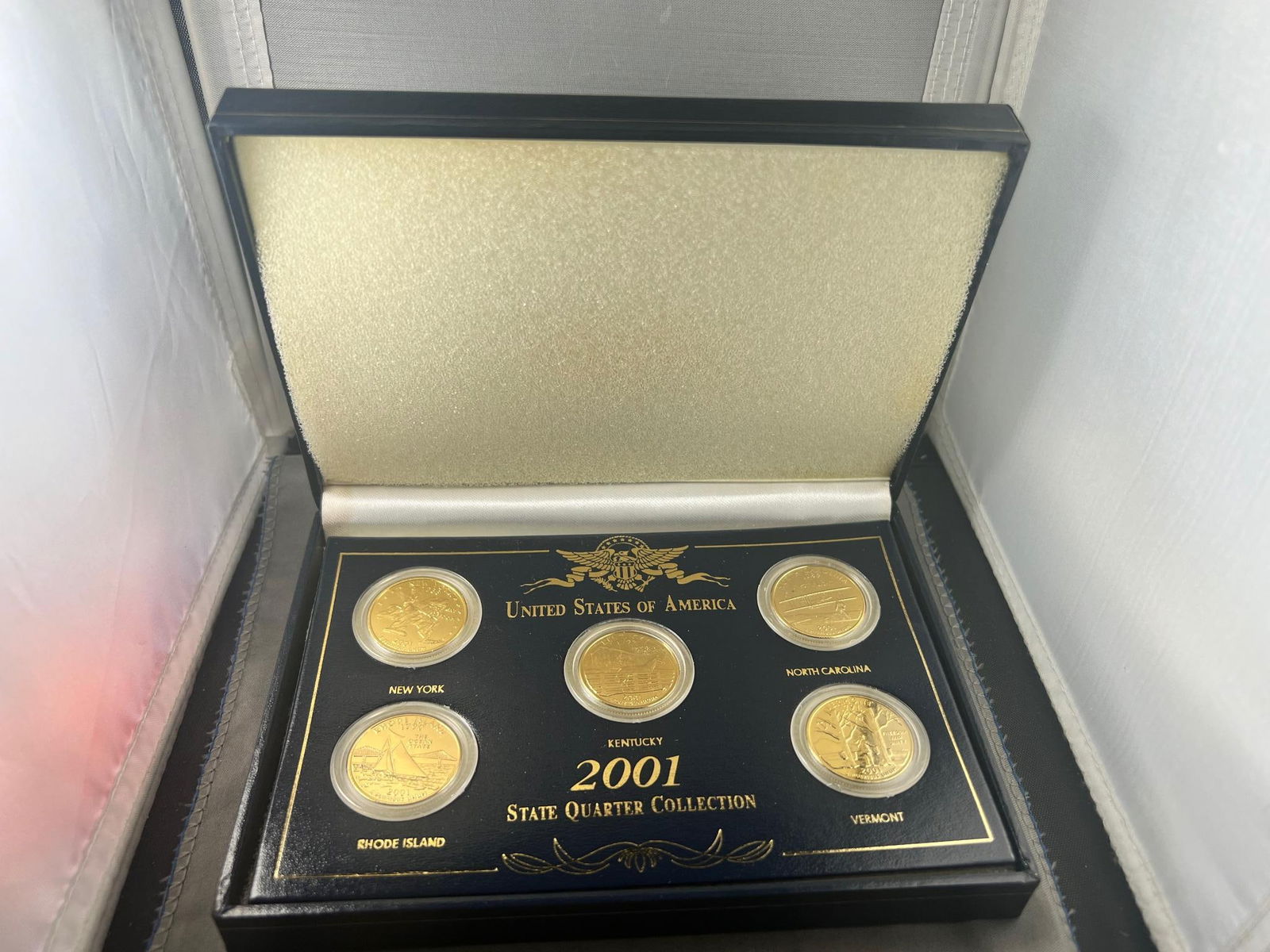 2001 Gold Plated State Quarter Set (1 of 3)