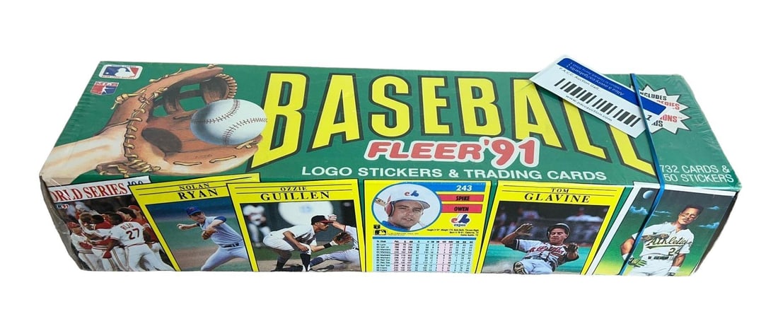 1991 Fleer Baseball Factory set in cello (1 of 3)