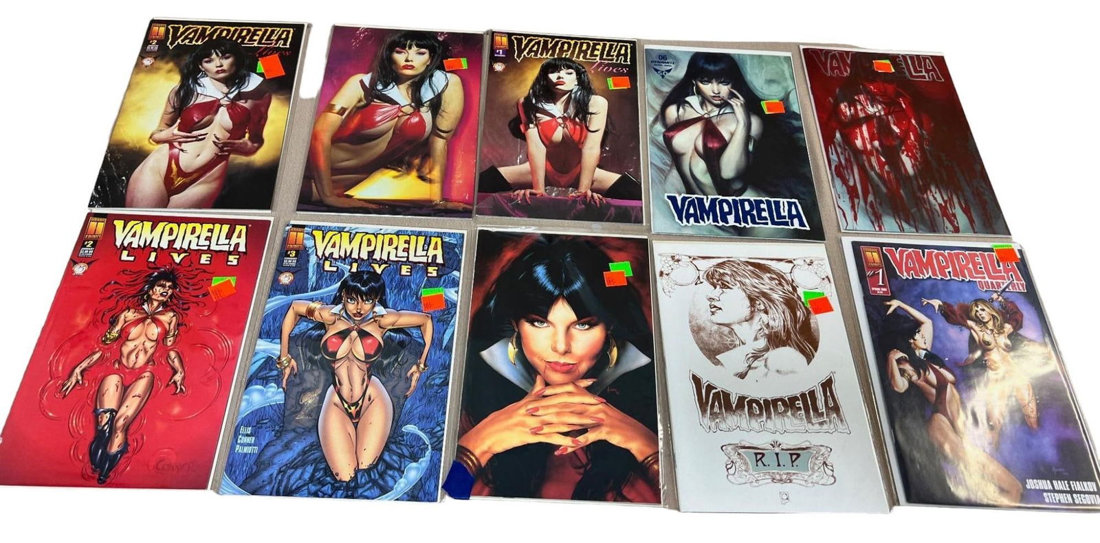 10- Asst. Vampirella Comic Books incl. some quarterly (1 of 12)