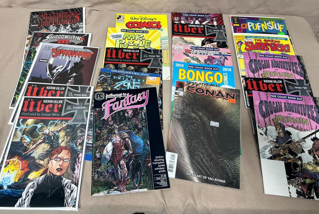 20 Asst. Comic Books, see pics for comics included: Please look at all photos, they are a part of the description as well. If a comic is listed in the text, but does not appear in the photos, please bring it to our attention. Do not assume we did not m