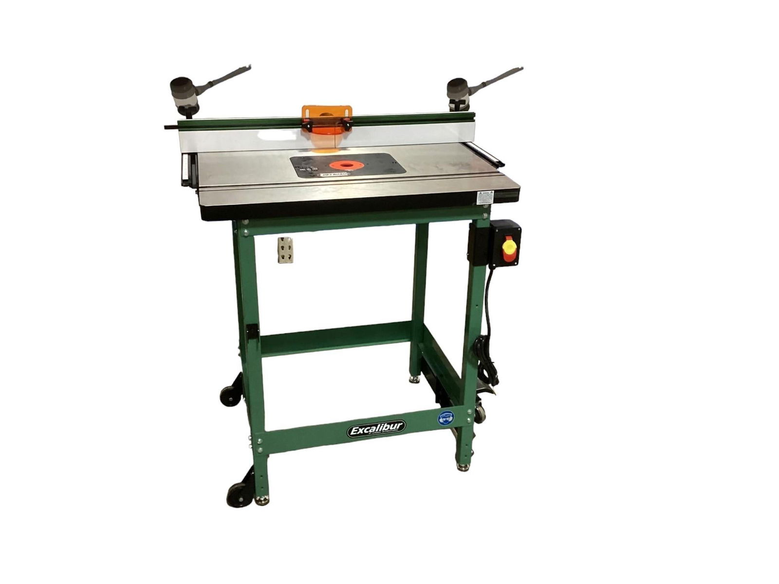 New Unused Excalibur Floor Model Router Table with Heavy-Duty Cast-Iron Top, Router Lift and Fence (1 of 10)