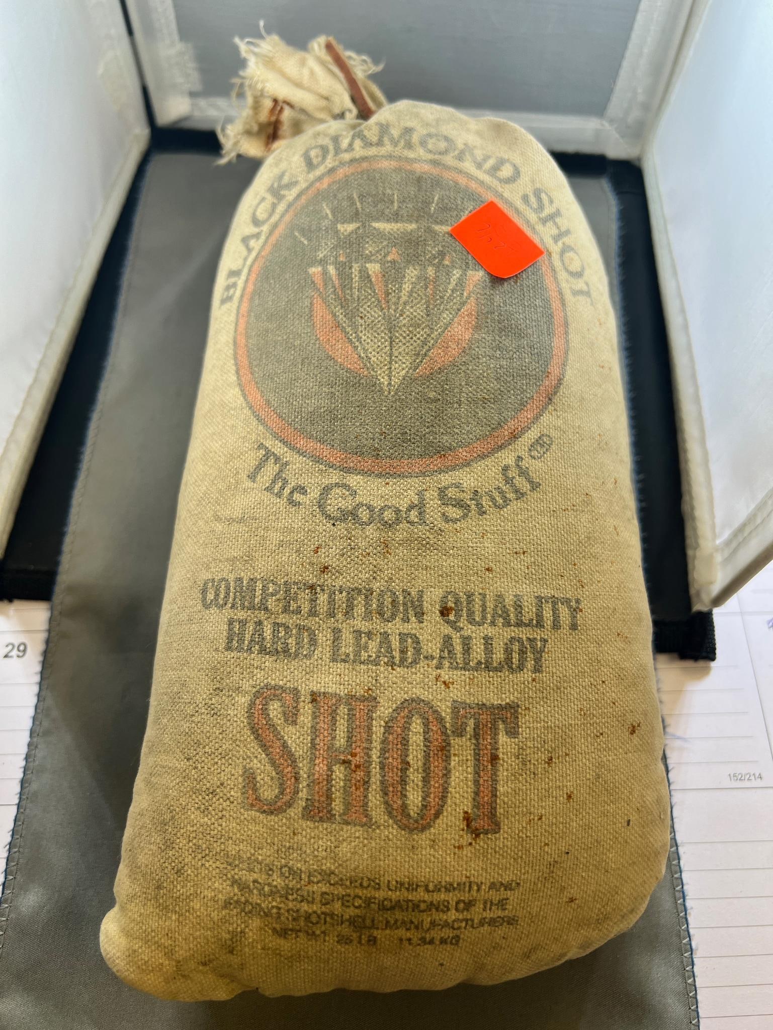 Bag of Lead Alloy Shot for re-loading: THIS ITEM IS ELIGIBLE FOR SHIPPING