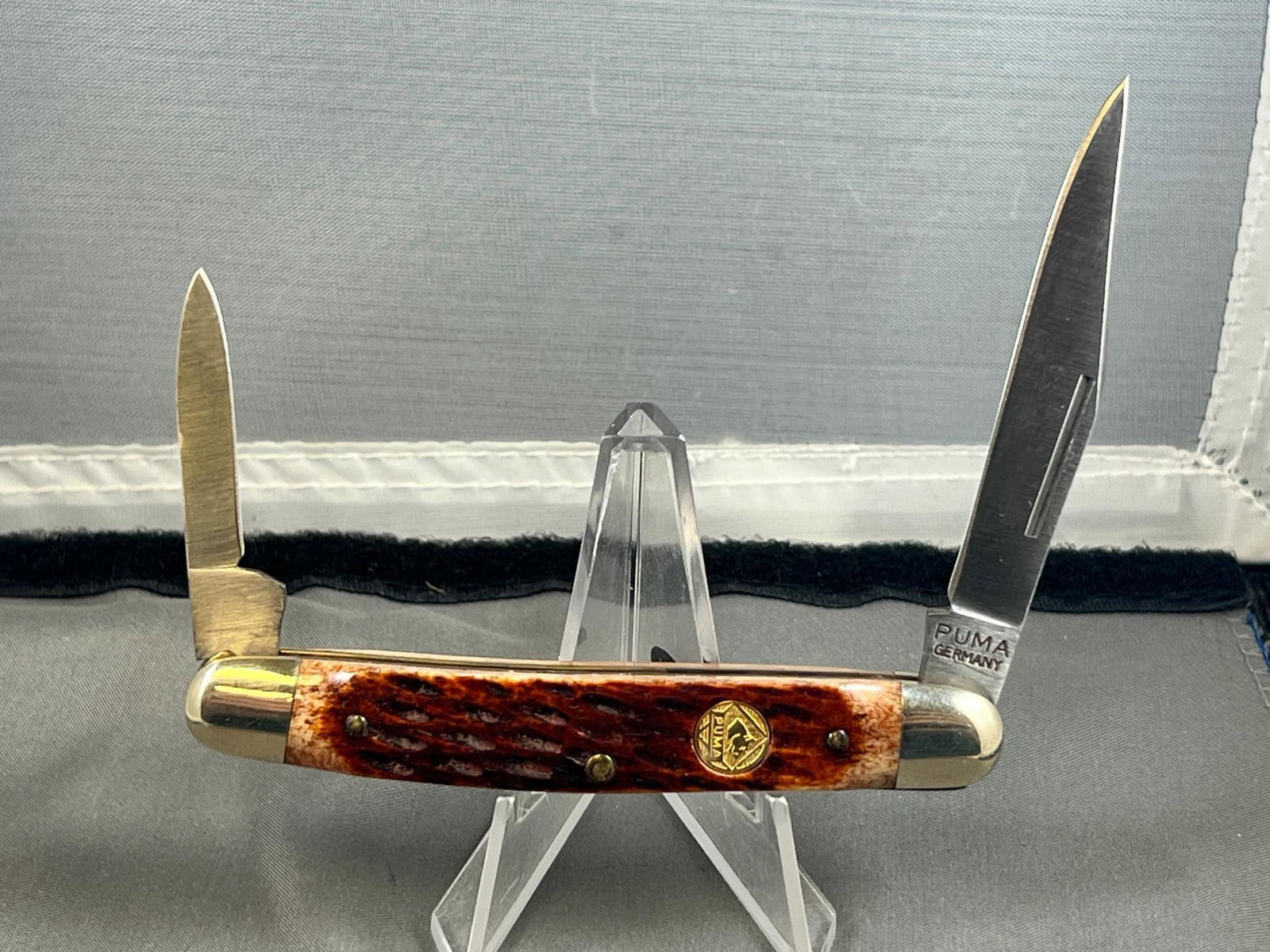 Puma 2 Blade folding pocket knife, NKCA 2000 Youth Knife numbered 1 of 700 (1 of 11)