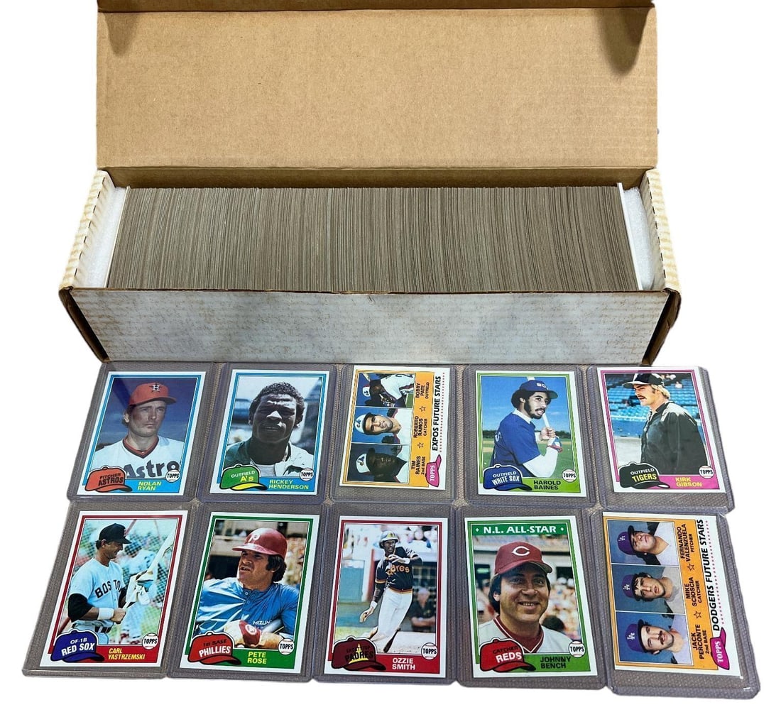 1981 Topps Baseball complete set Baines Gibson Valenzuela Raines RC. Ryan , Rose MLB (1 of 8)