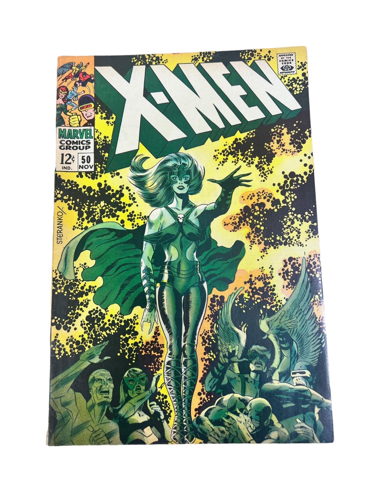 The X-Men no. 50 12 Cent Comic Book (1 of 7)