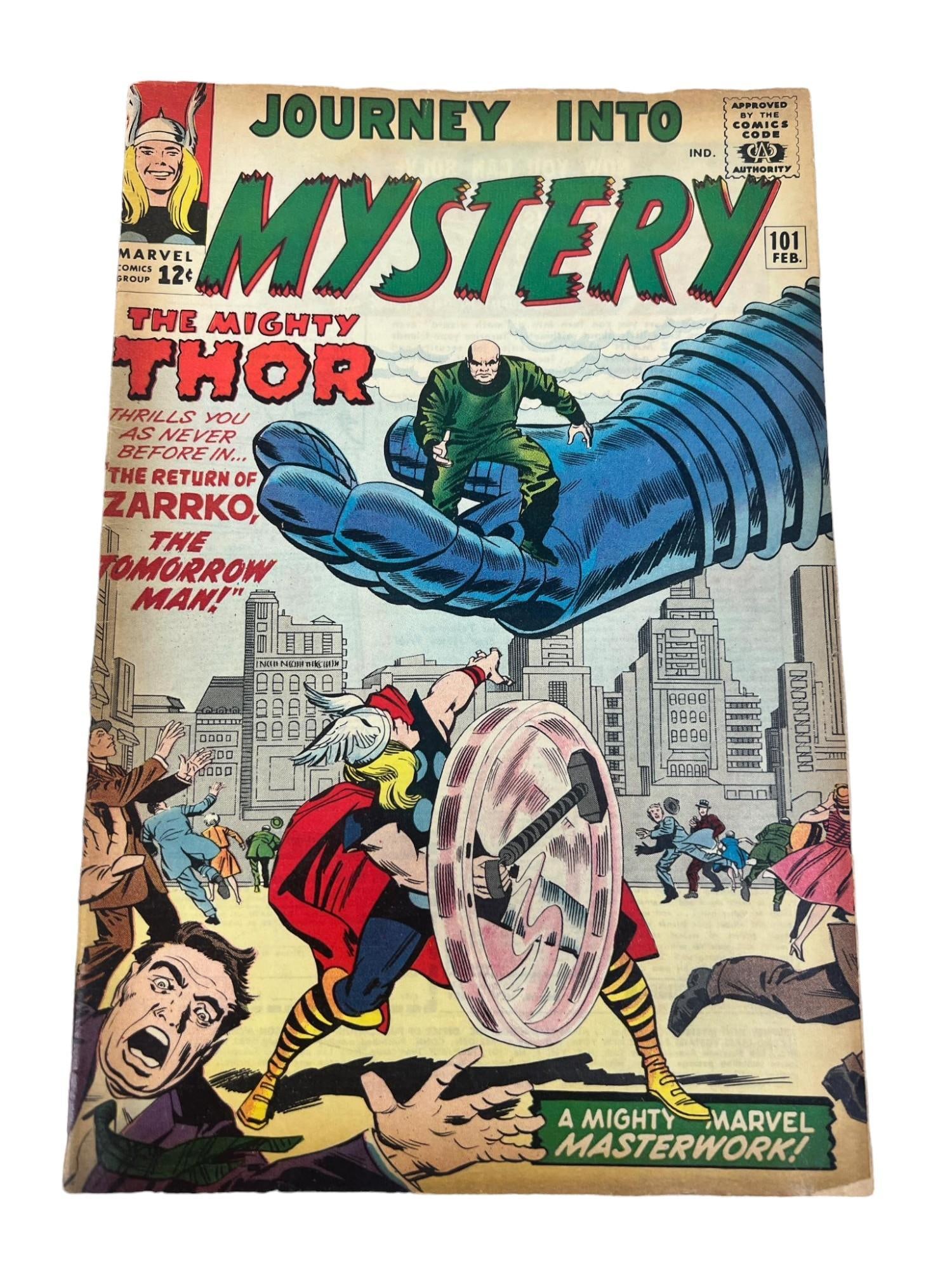 Journey Into Mystery no. 101, 12 cent comic book (1 of 8)