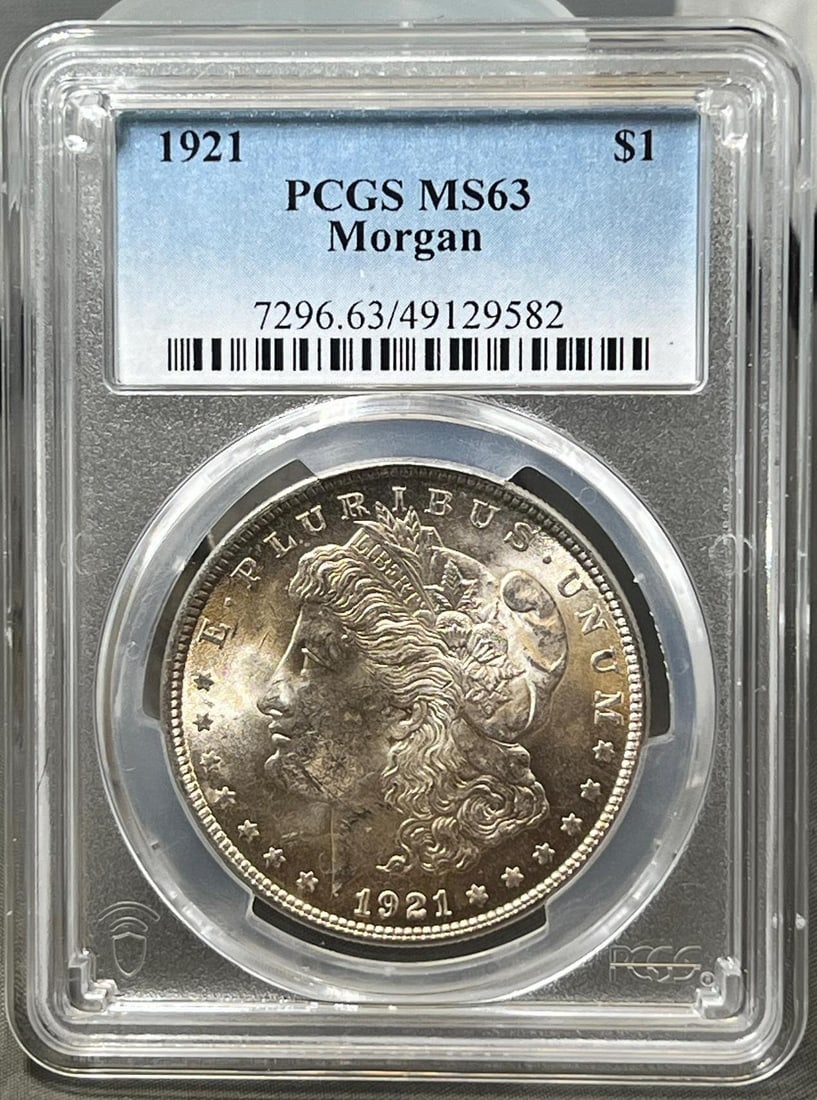 1921 Morgan Dollar in PCGS MS63 Holder (1 of 2)