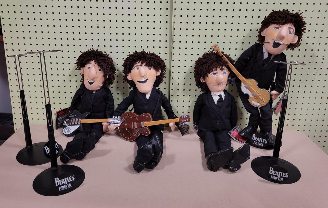 THE BEATLES FOREVER 1987 Applause - Complete Doll Set w/ Instruments: .