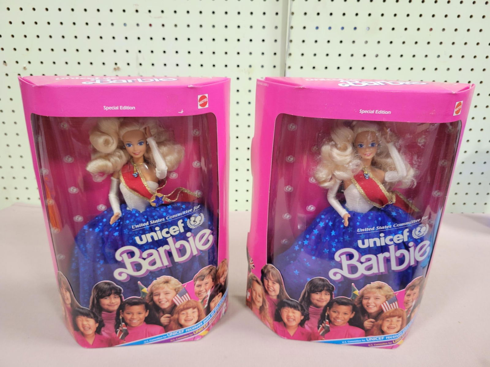 2- Unicef Barbie's in original package (1 of 3)