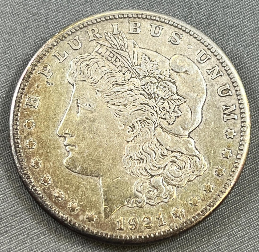 1921-S Morgan Silver Dollar, 90% Silver (1 of 2)