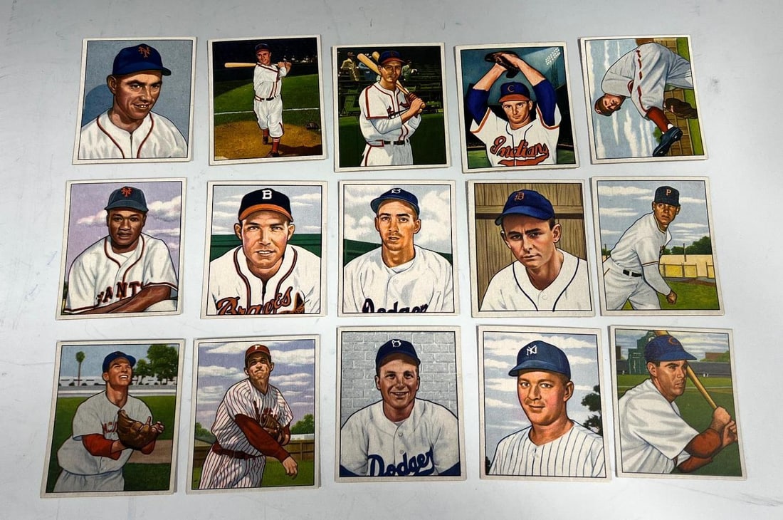 1950 Bowman Baseball card lot of 15 (1 of 2)
