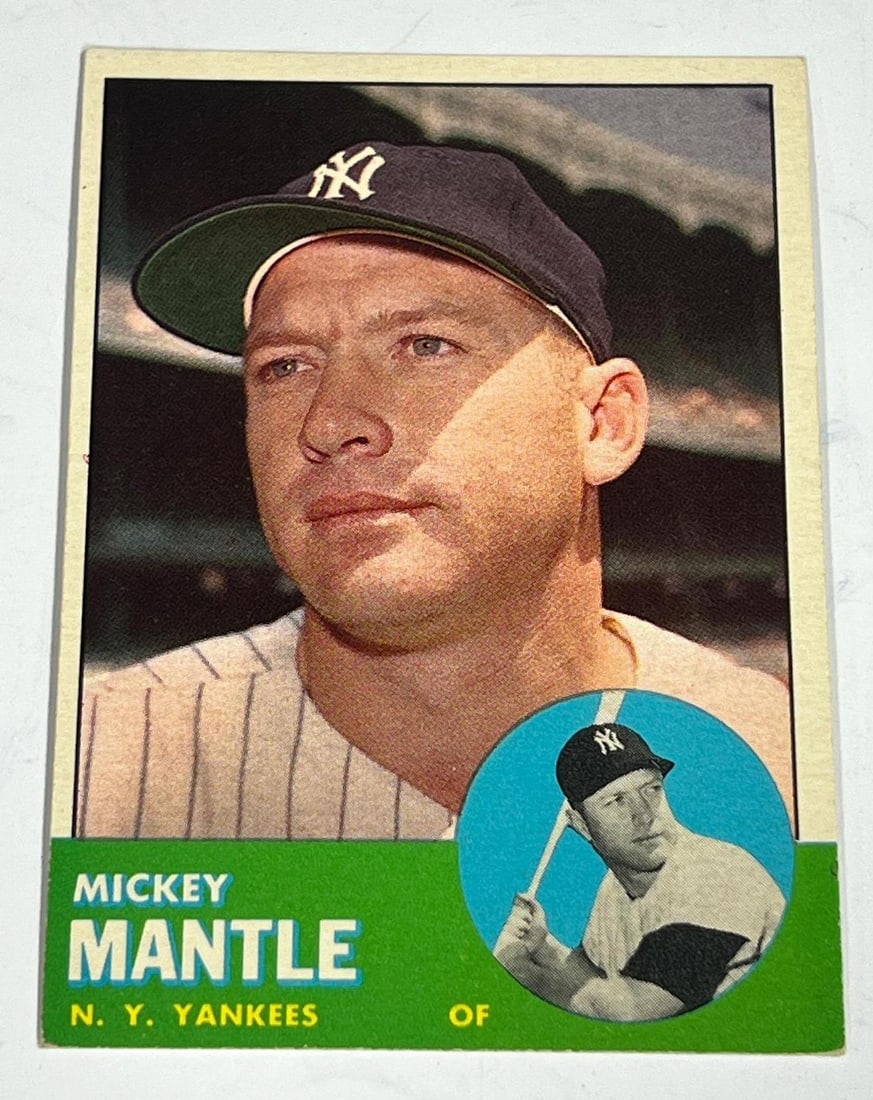 1963 Topps Mickey Mantle #200 Baseball Card (1 of 2)