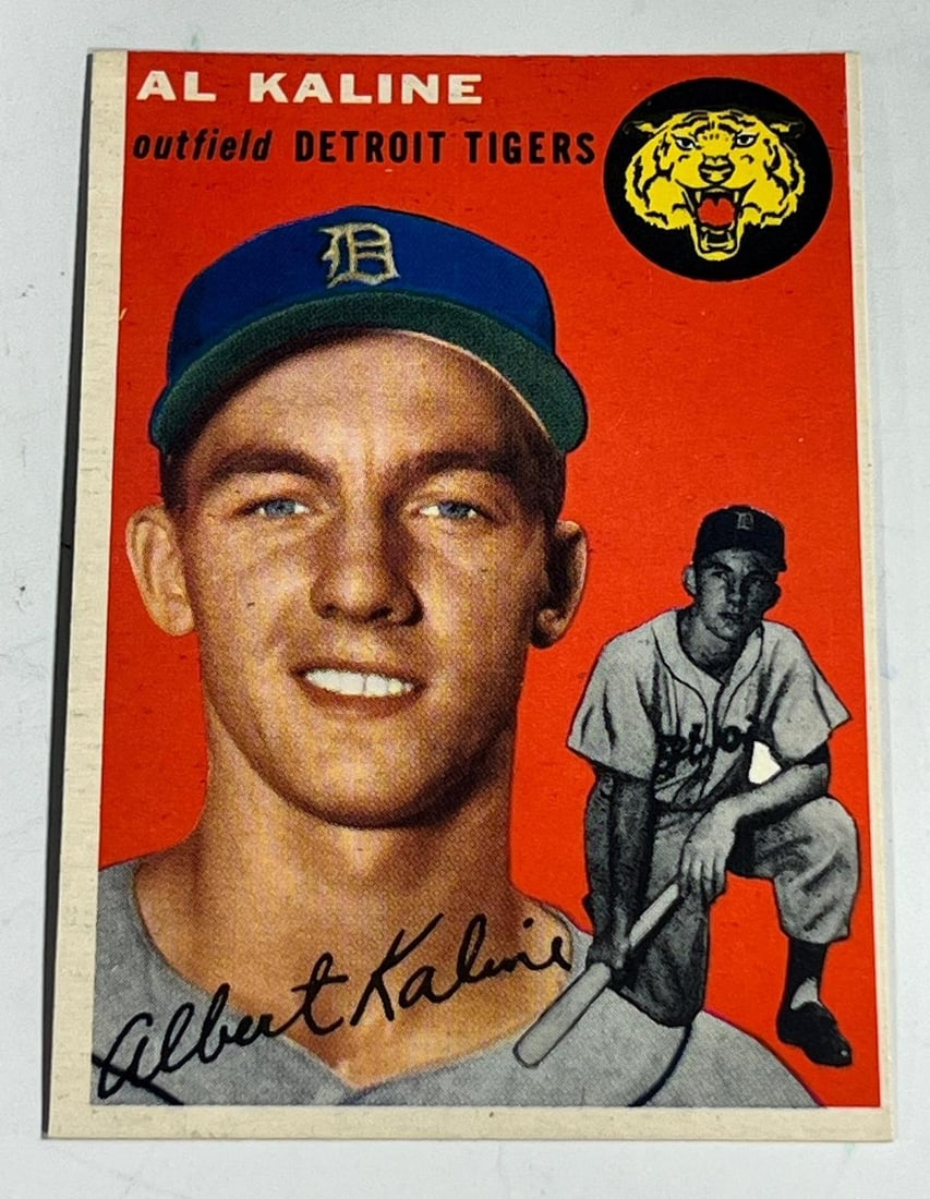 1954 Topps Al Kaline Rookie Card #201 Baseball Card (1 of 2)