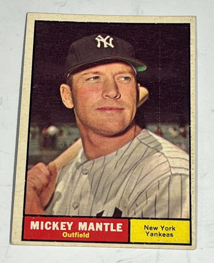 1961 Topps Mickey Mantle #300 Baseball Card (1 of 2)