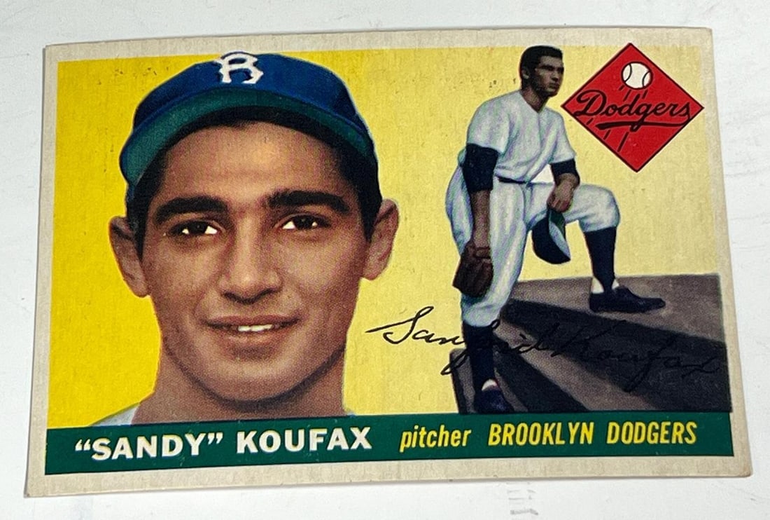 1955 Topps Sandy Koufax #123 Rookie Card Baseball Card (1 of 2)