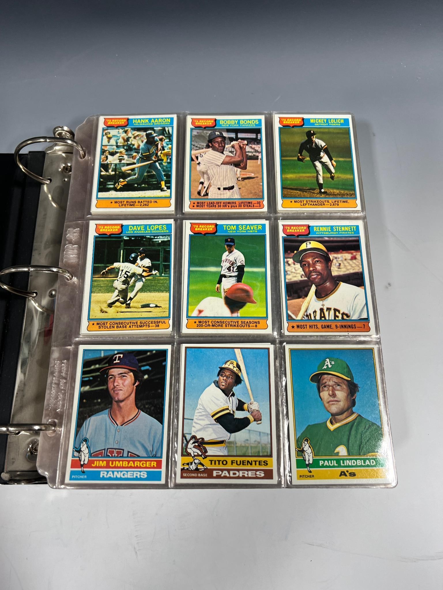 1976 Topps Baseball Cards Complete Set & 1976 Topps Traded Set (1 of 20)