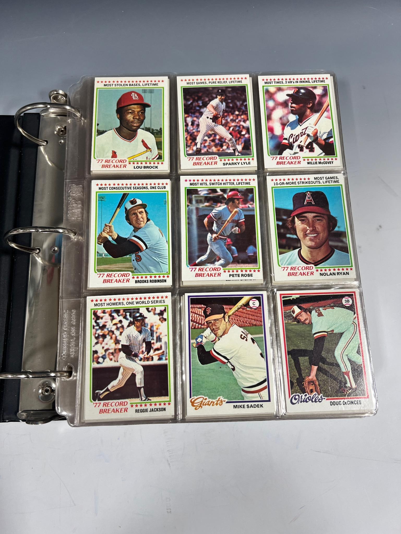 1978 Topps Baseball Complete Set in Binder, Ryan and more (1 of 20)
