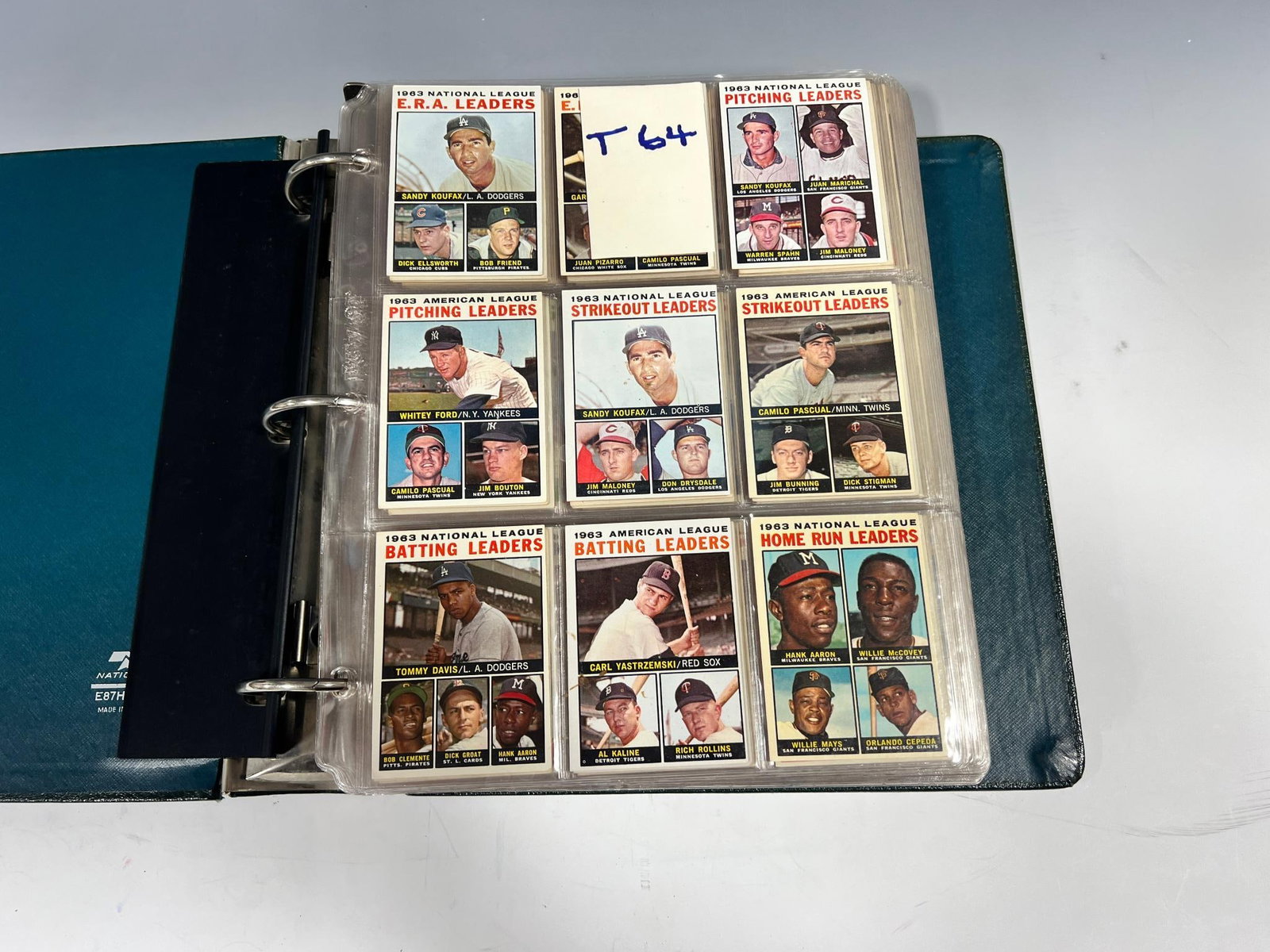 1964 Topps Baseball Complete Set w/ Mickey Mantle, Sandy Koufax, and Loads of other Stars (1 of 20)