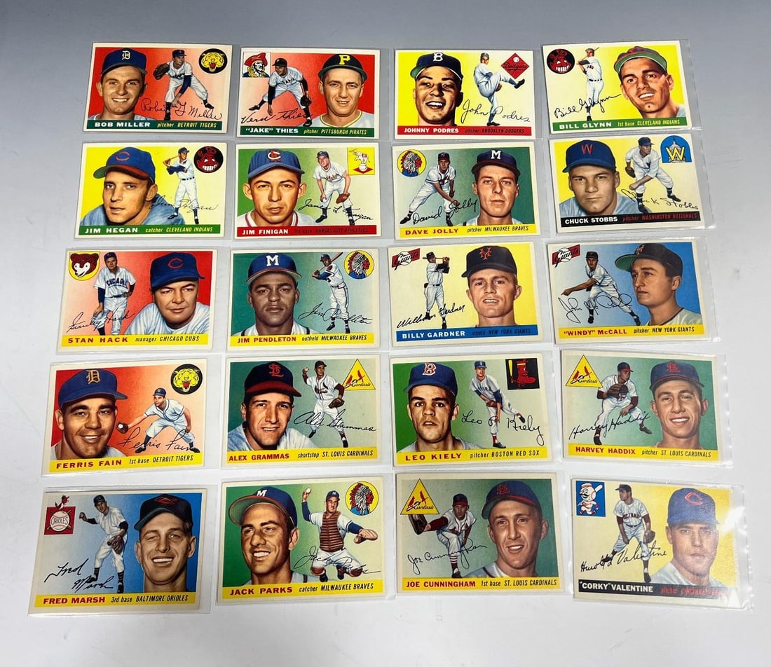 20- 1955 Topps Baseball Cards, see list below (1 of 14)