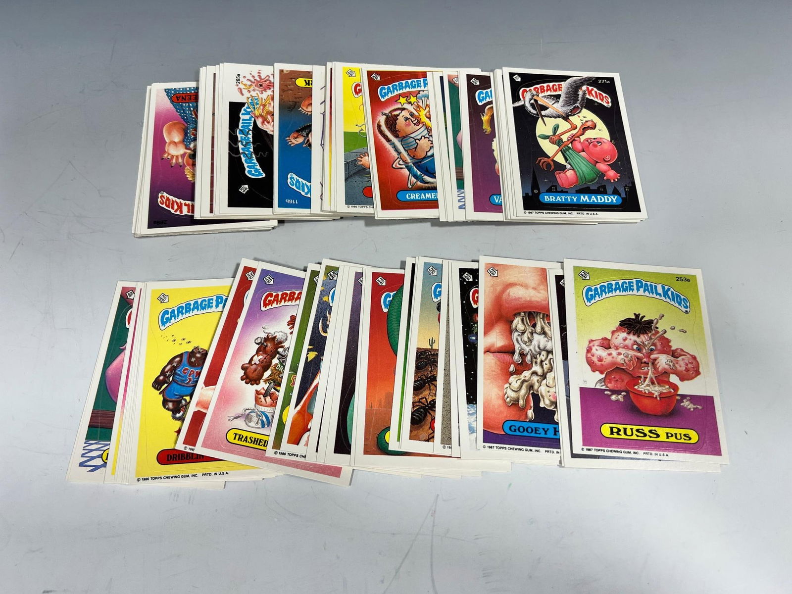 Garbage Pail Kids GPK lot of 90 cards series 4 to 7 (1 of 4)