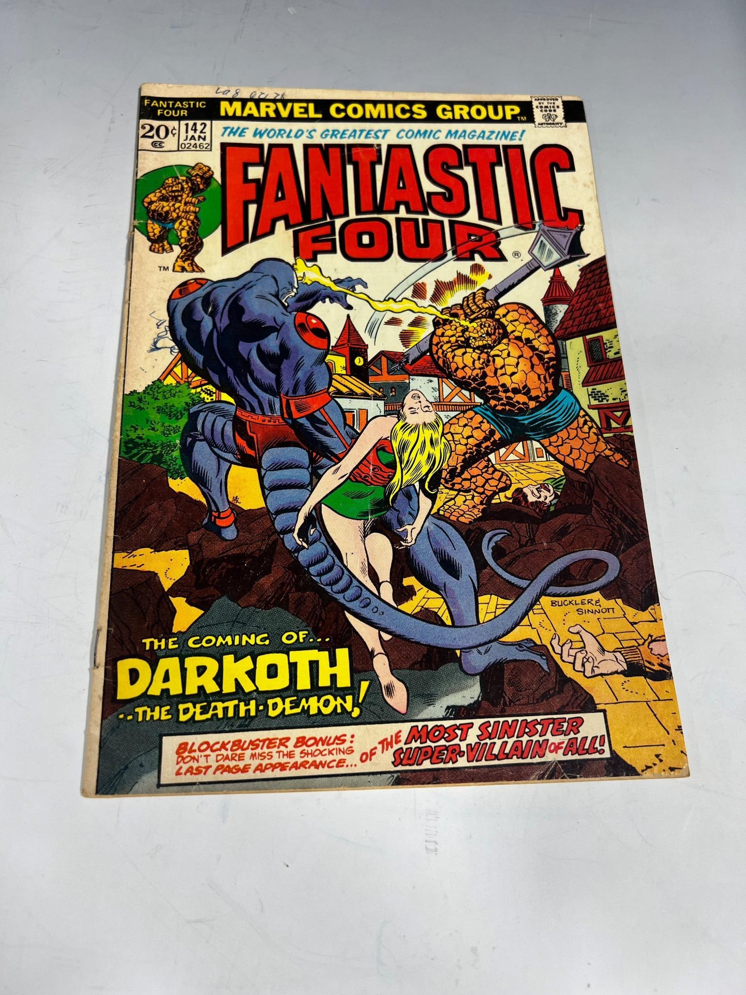 Fantastic Four Marvel Comic Book #142 (1 of 5)