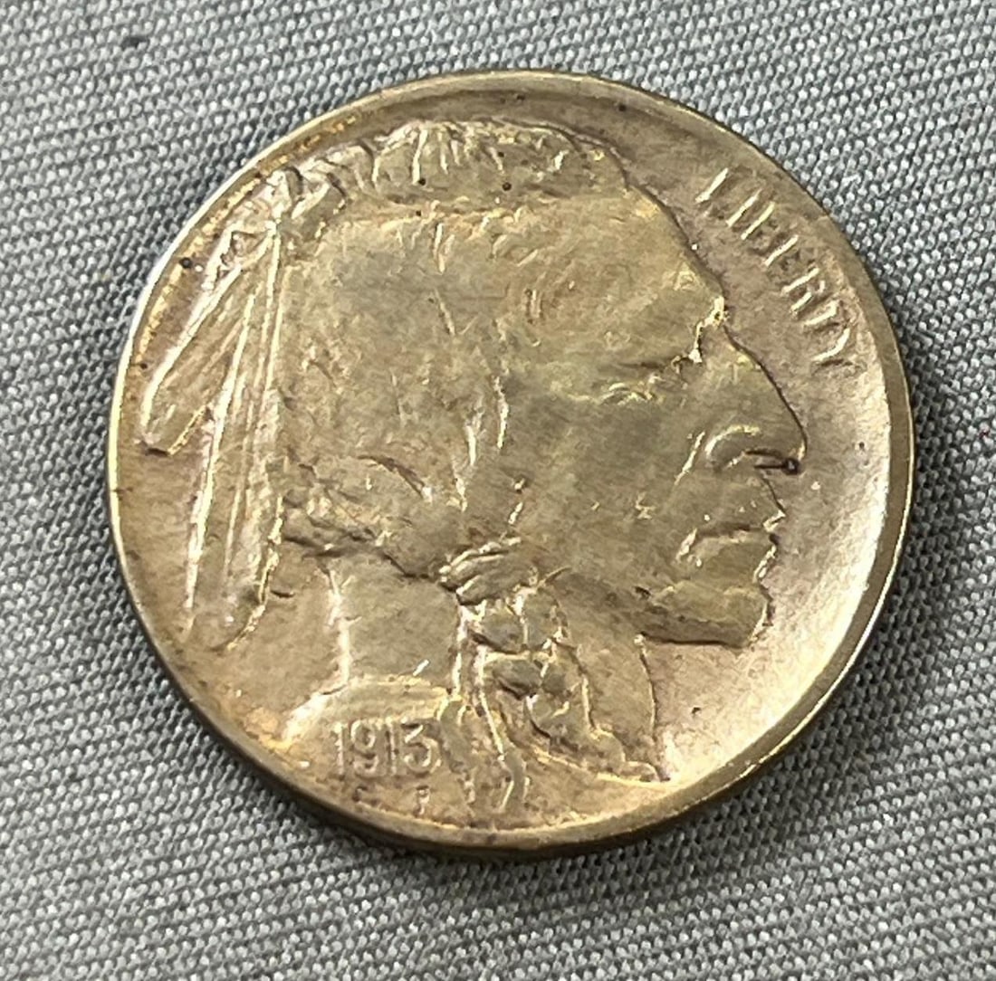 1913-D Type 2 Buffalo Nickel (1 of 2)